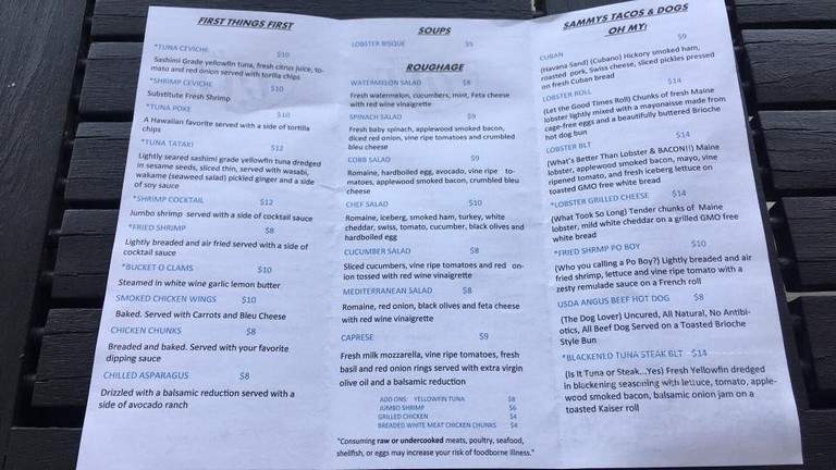 The Cove - Eatonton, GA menu_pic