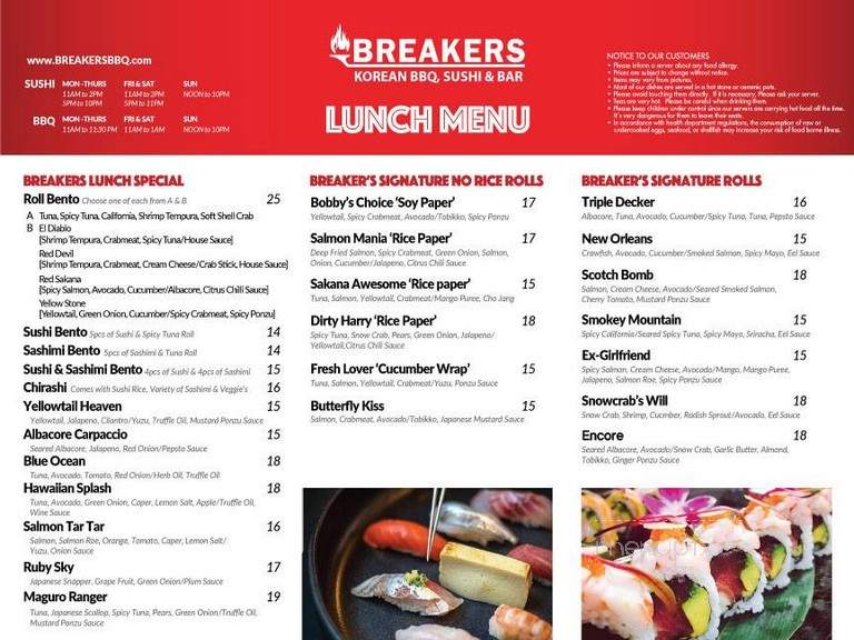 Breakers Korean BBQ, Sushi, & Bar - Frisco, TX