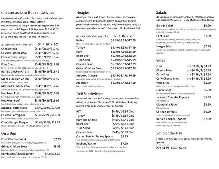 Marshall's Market - Berwyn, PA menu_pic