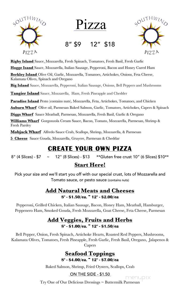 Mobjack Tavern - York, VA menu_pic