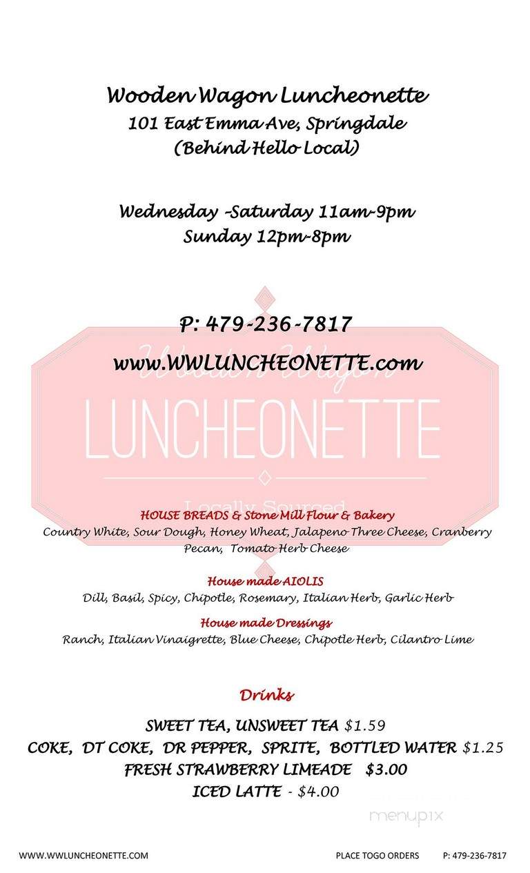 Wooden Wagon Luncheonette - Springdale, AR