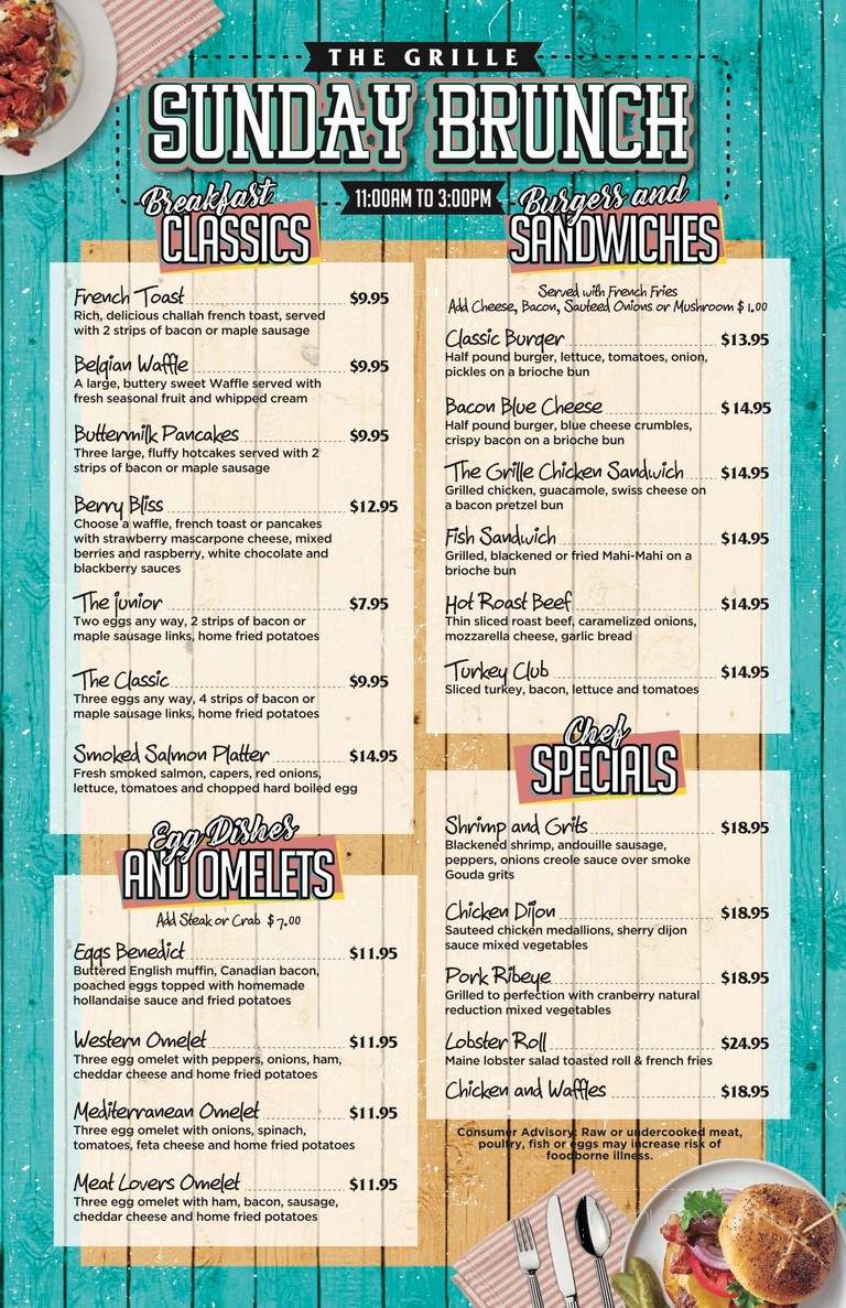 The Grille On The Drive - Wilton Manors, FL menu_pic