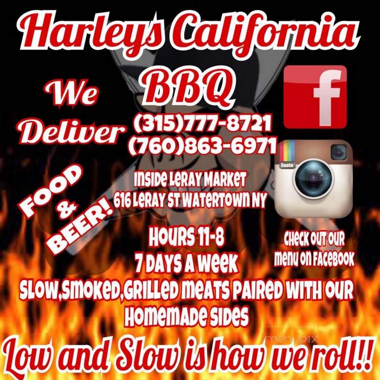 Harley's California BBQ - Watertown, NY