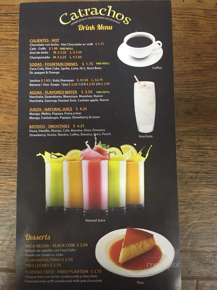 Catrachos Restaurant - West Valley City, UT menu_pic