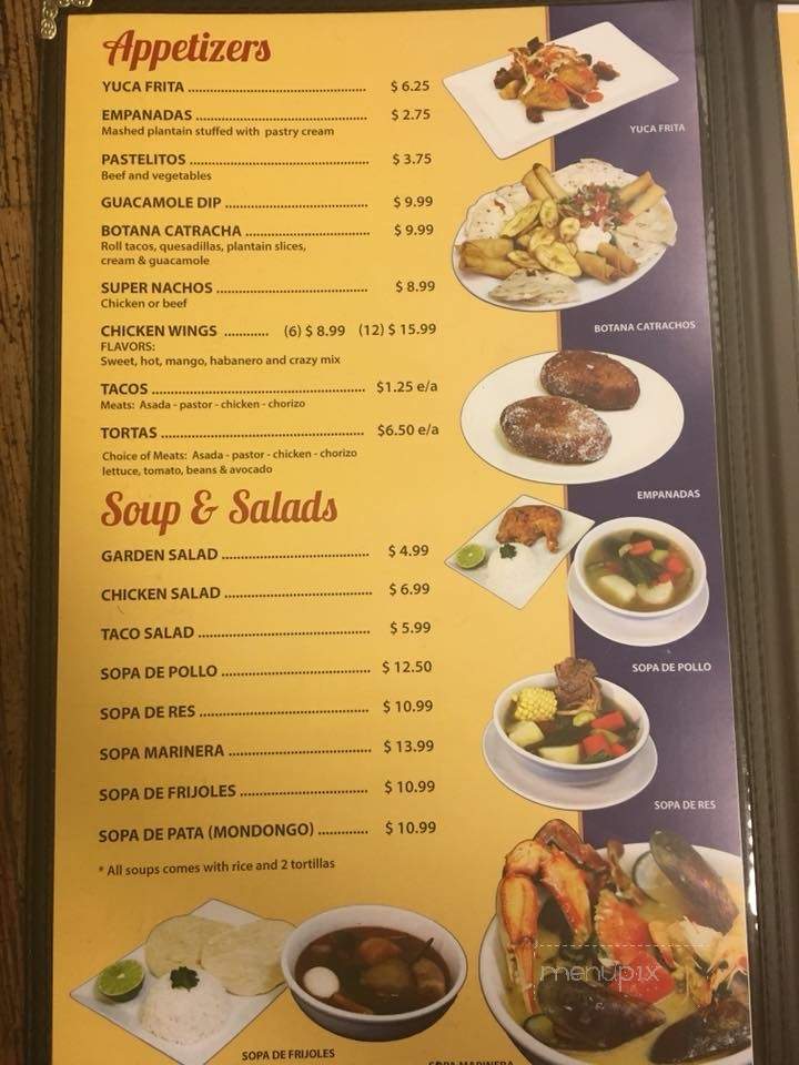 Catrachos Restaurant - West Valley City, UT menu_pic