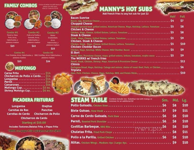 Bita's Sofrito - Waterbury, CT menu_pic