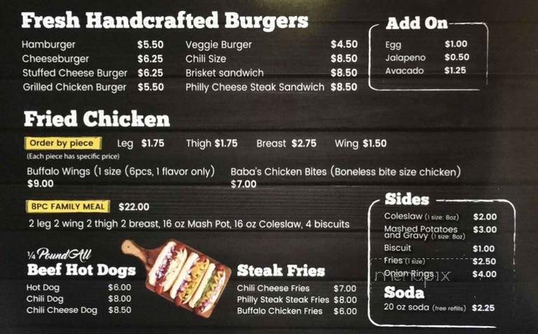Baba Khan's Burgers & Fried Chicken - Fountain Valley, CA