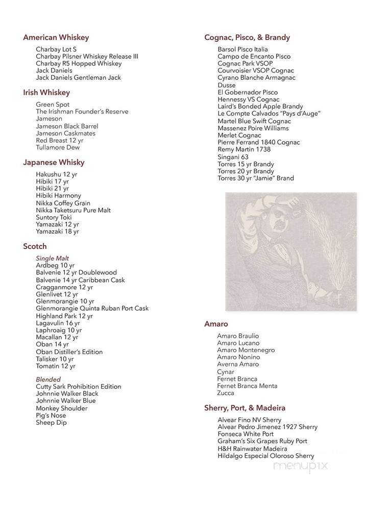 Employees Only - West Hollywood, CA menu_pic