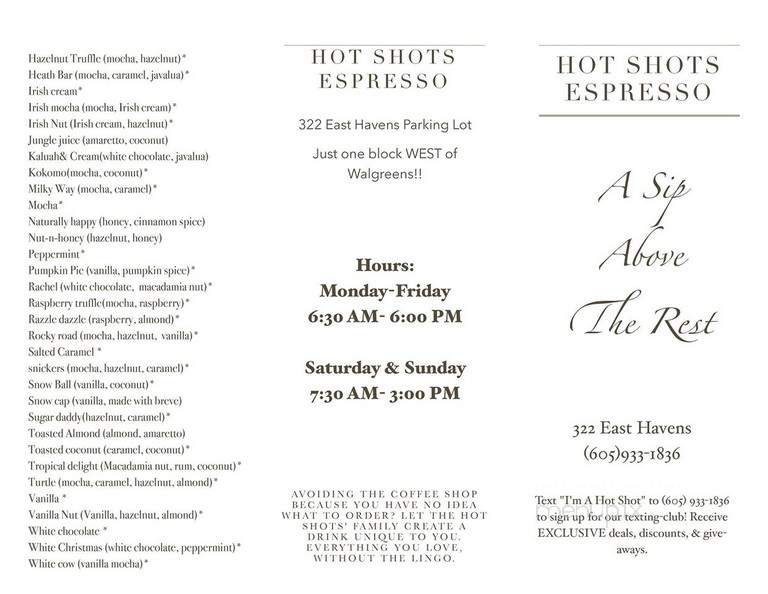 Hot Shots Espresso - Mitchell, SD