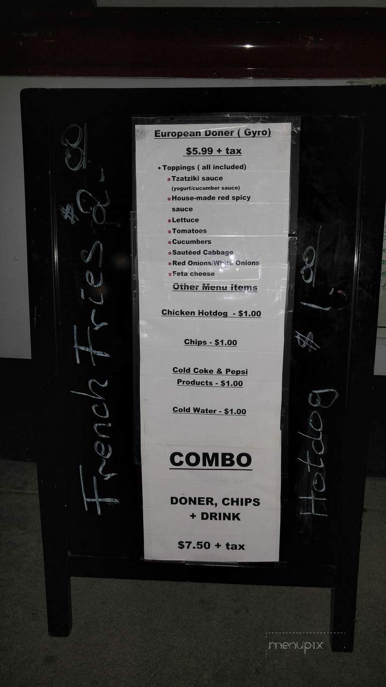 Doner Kebab - Bloomington, IN menu_pic