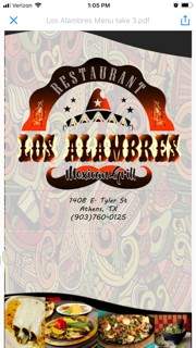 Los Alambres Mexican Grill - Athens, TX