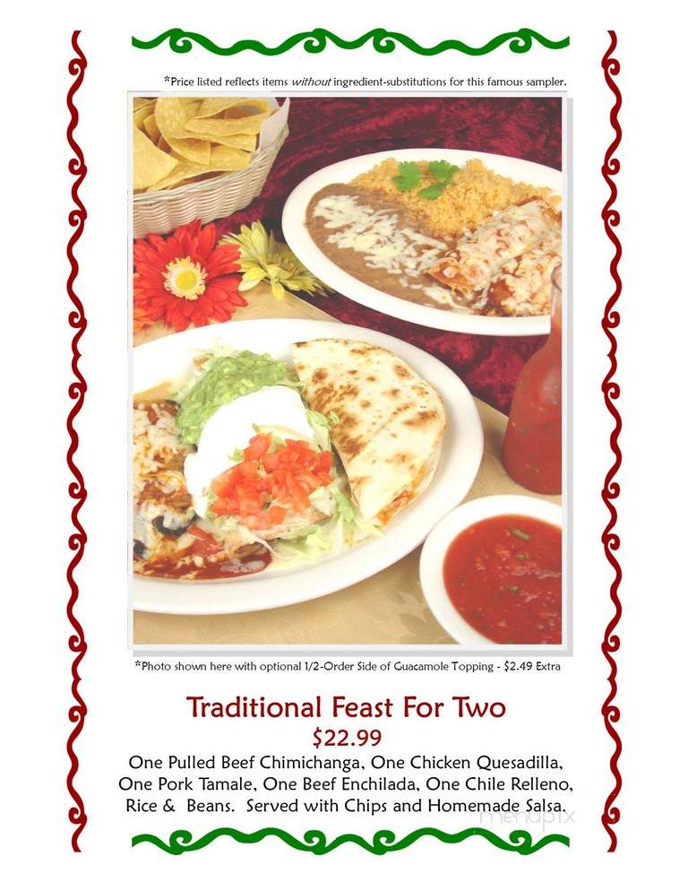 La Fiesta Mexican Grill - Oviedo, FL menu_pic