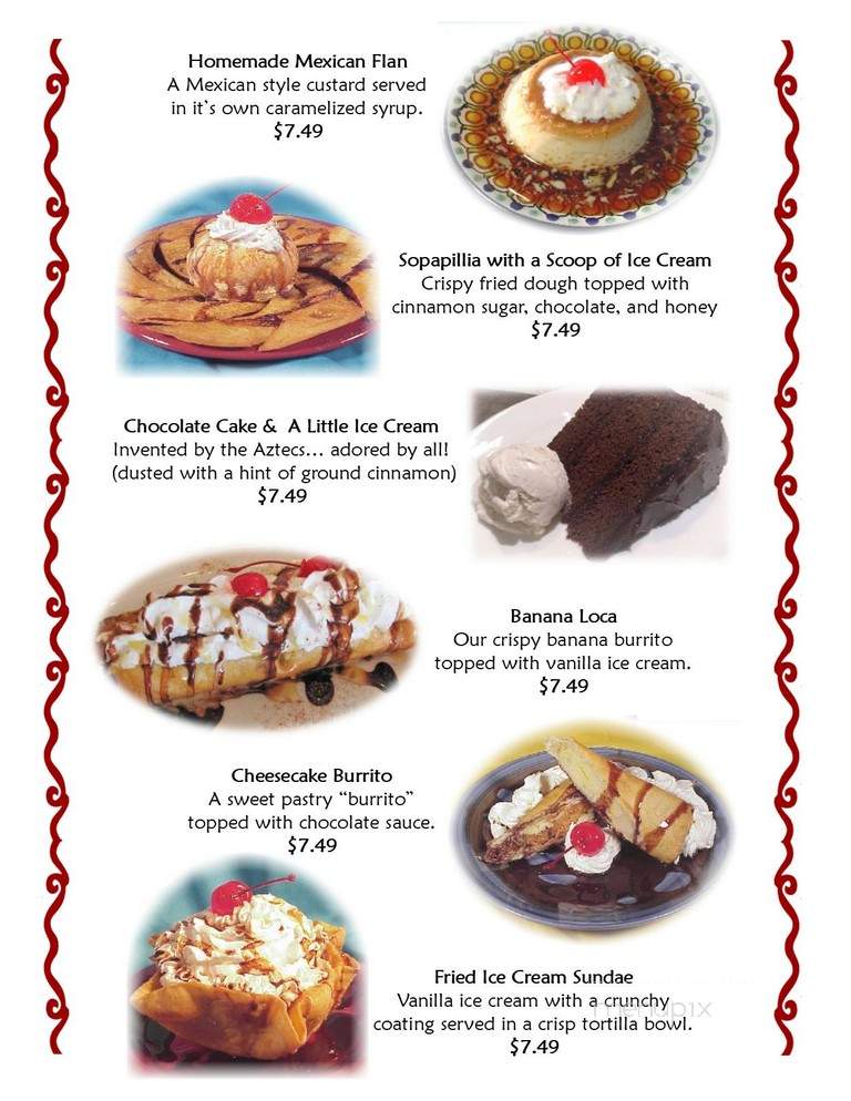 La Fiesta Mexican Grill - Oviedo, FL menu_pic
