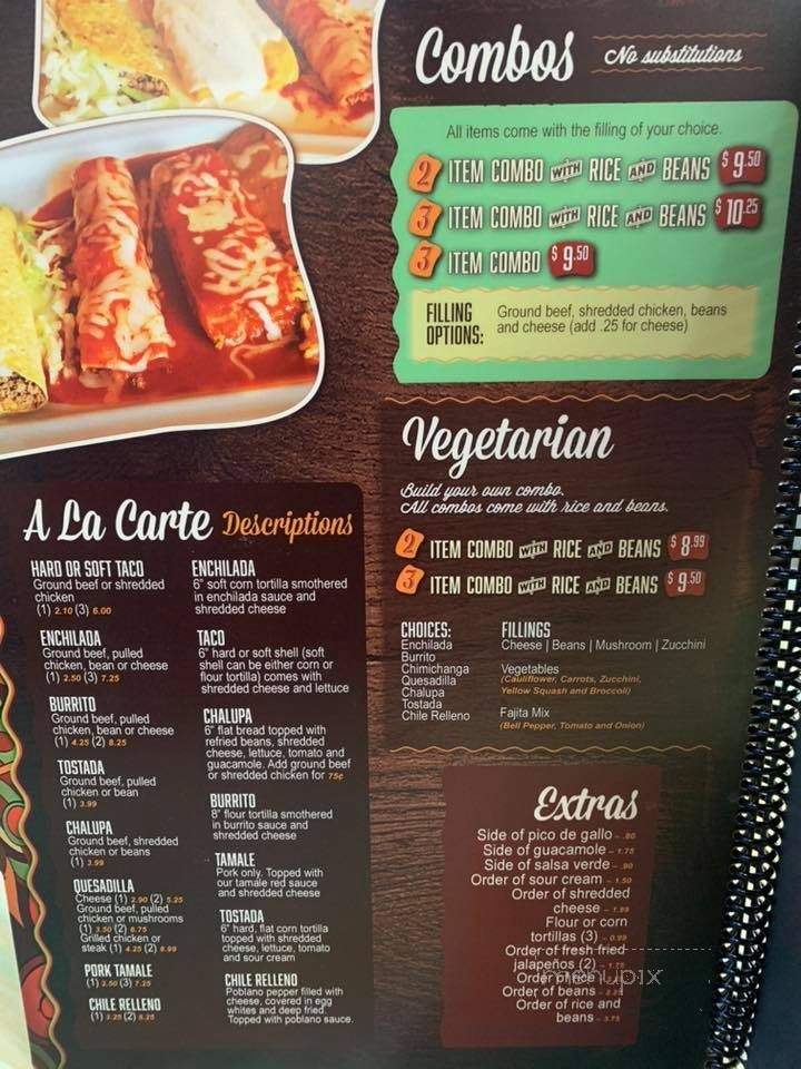 Casa Juarez - Maryland Heights, MO menu_pic