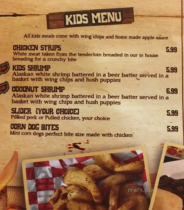 Big Country Tavern - Chesterfield, SC menu_pic