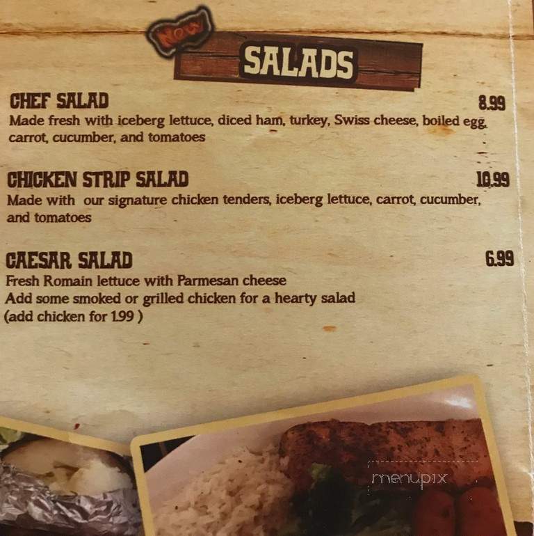 Big Country Tavern - Chesterfield, SC menu_pic