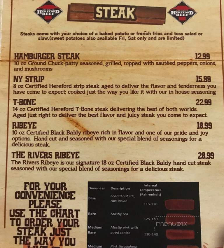 Big Country Tavern - Chesterfield, SC menu_pic