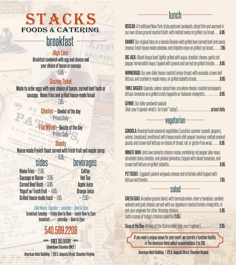 Stacks Foods & Catering - Staunton, VA