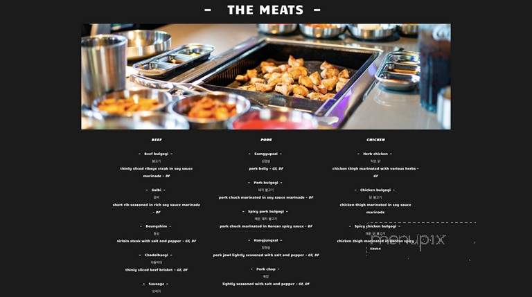 Bawi Korean BBQ - Springfield, MO menu_pic