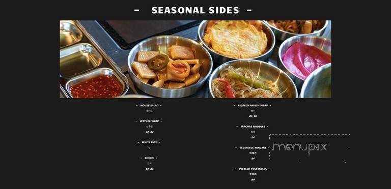 Bawi Korean BBQ - Springfield, MO menu_pic