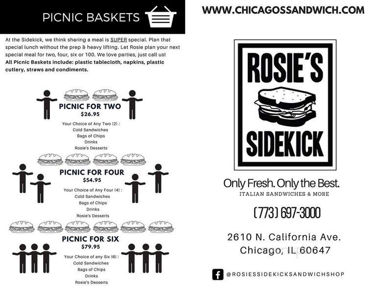 Rosie's Sidekick - Chicago, IL