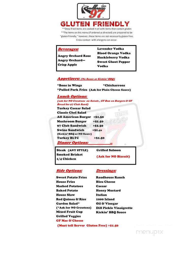 Roadhouse 97 - North Omak, WA menu_pic