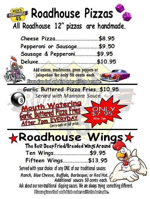 Rick's 45 Roadhouse - Antigo, WI