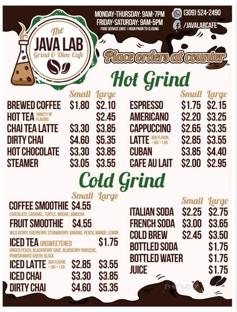 Java Lab Grind & Dine - Moline, IL