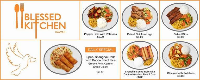 Blessed Kitchen - Honolulu, HI menu_pic