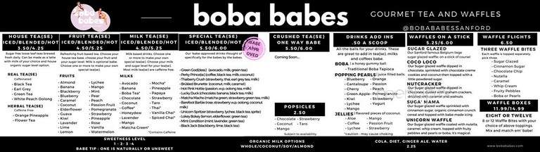 Boba Babes - Sanford, FL menu_pic