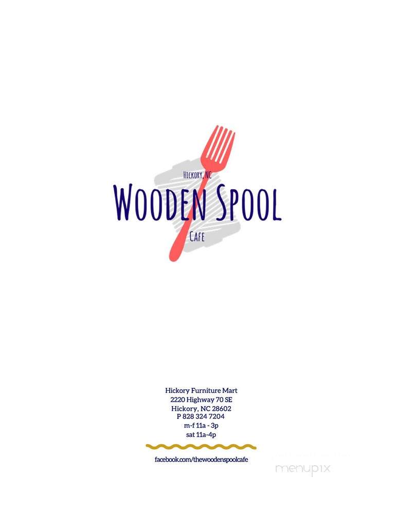 Wood: A Casual Restaurant - Hickory, NC menu_pic