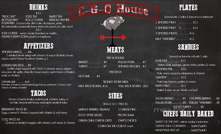 CGQ House BBQ - Casa Grande, AZ menu_pic