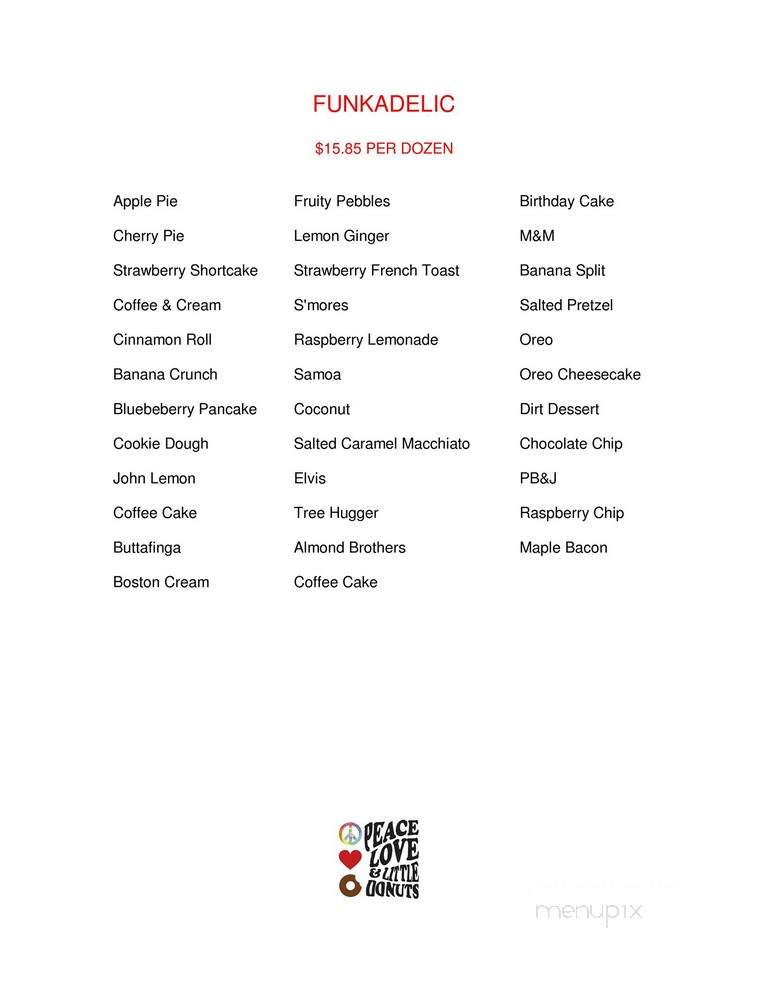 International DogHnut - Quicksburg, VA menu_pic