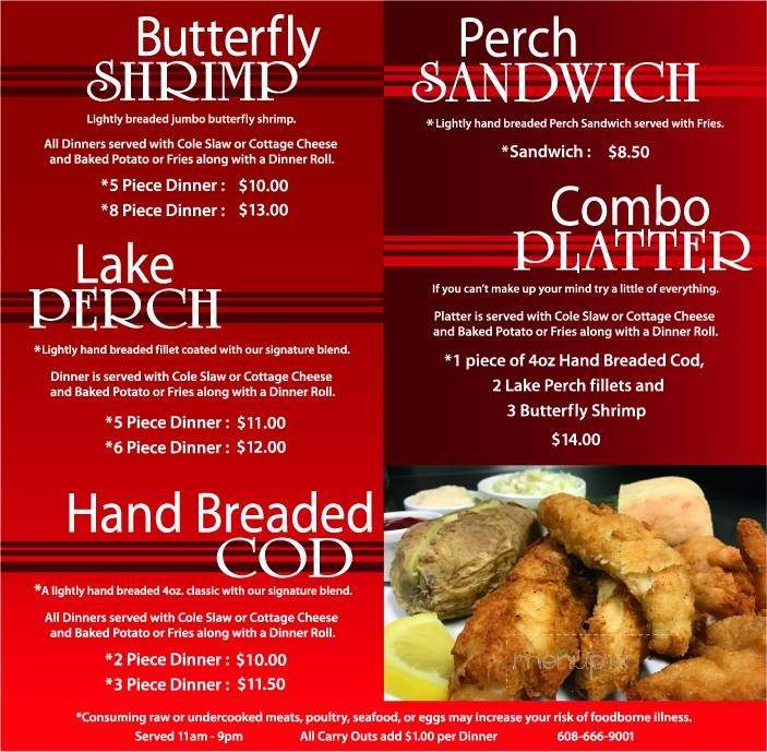 Mac's Stumble Out Pub - Lyndon Station, WI menu_pic