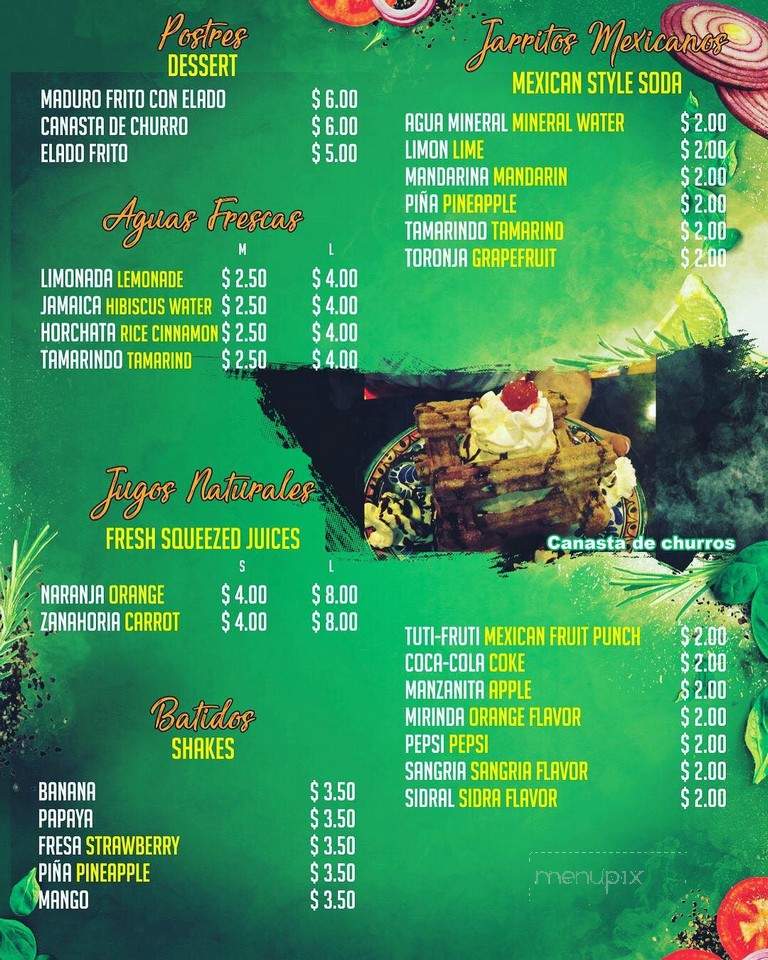 Mexico Bar & Grill - Paterson, NJ menu_pic