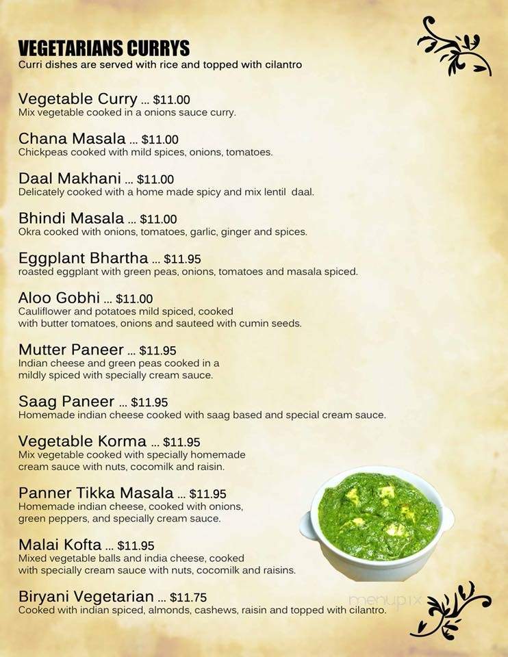 Butter Chicken Cuisine of India - Bothell, WA menu_pic