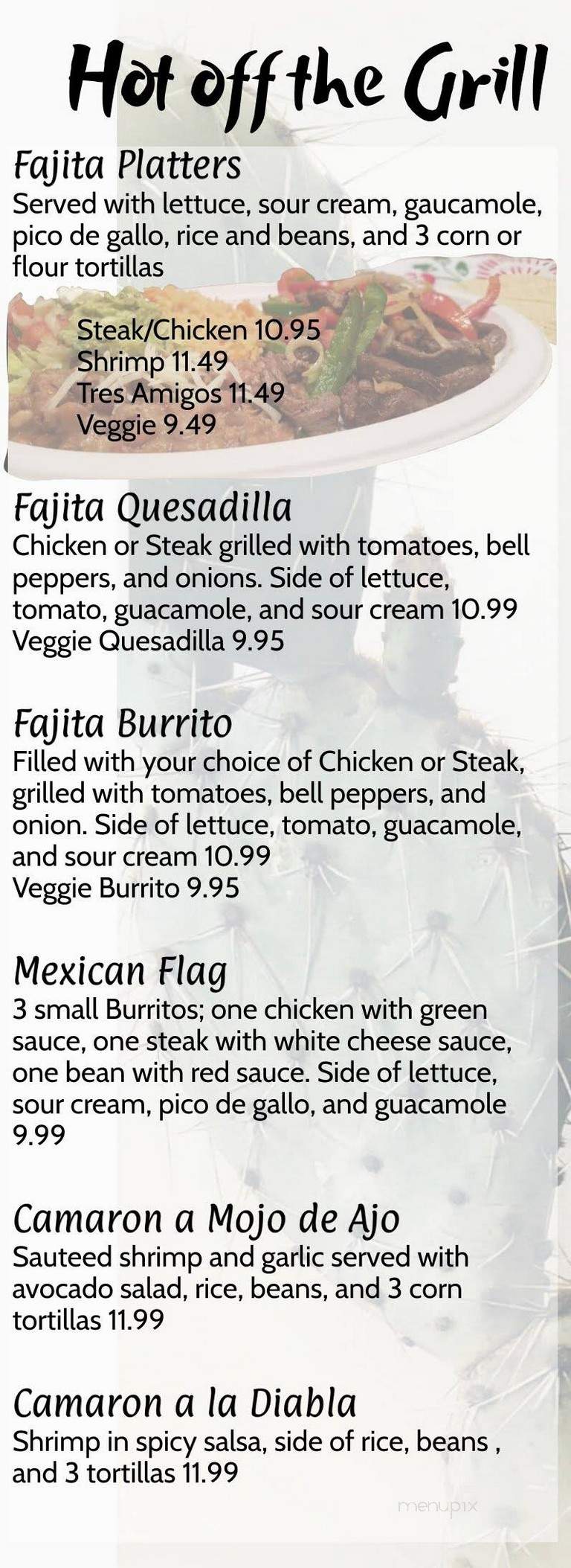 Little Mexico - Wyoming, MI menu_pic