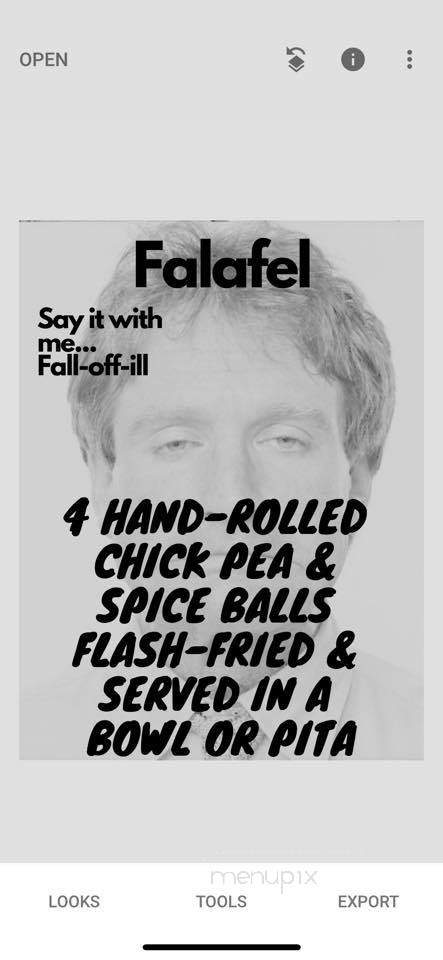 The Falafel Joint - Fredericksburg, VA menu_pic