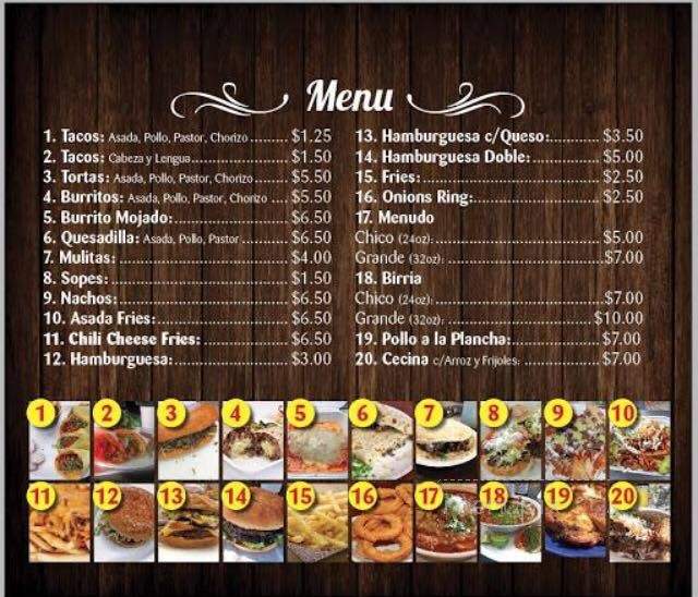 Taqueria La Frontera - Compton, CA menu_pic