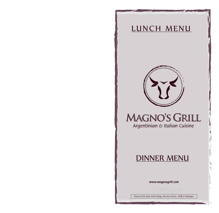Magno's Grill - New Rochelle, NY menu_pic