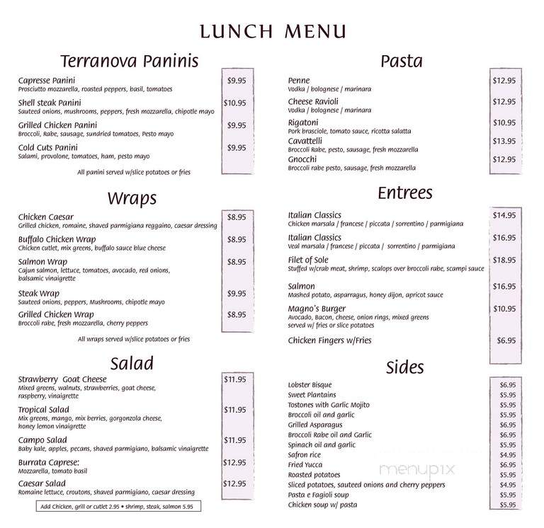 Magno's Grill - New Rochelle, NY menu_pic