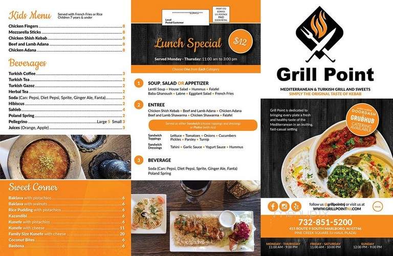Grill Point - Marlboro Township, NJ menu_pic