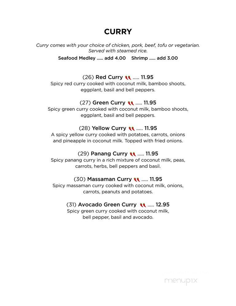 Thai Fresh Gardens and Sushi - La Grande, OR menu_pic