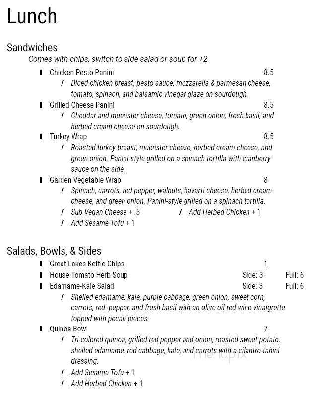 Plate One - Toledo, OH menu_pic