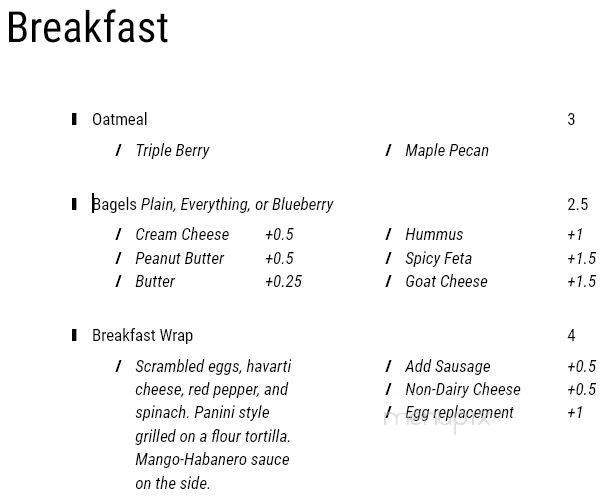 Plate One - Toledo, OH menu_pic