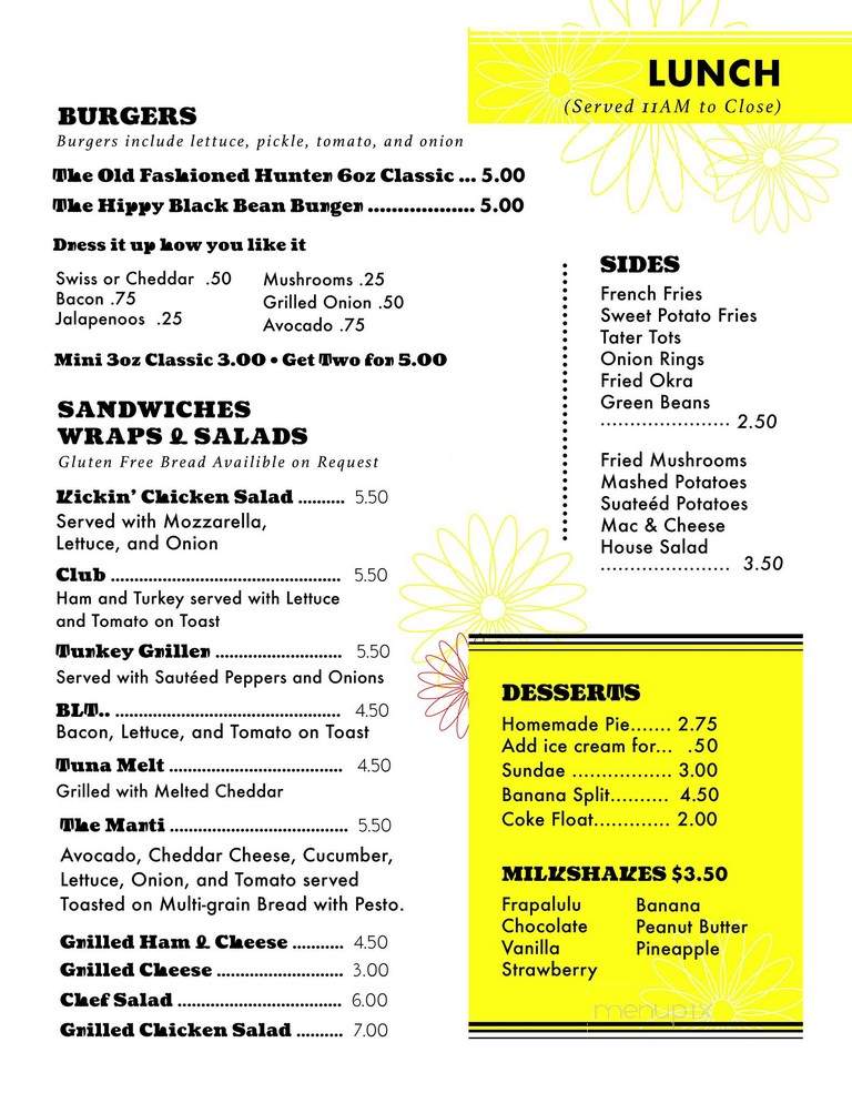 Lulu's Cafe - Watertown, TN menu_pic