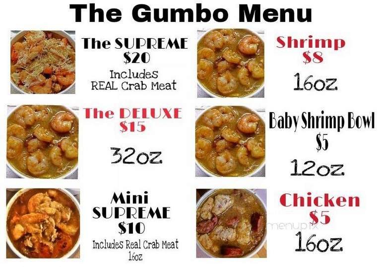 Fresno Gumbo House - Fresno, CA menu_pic