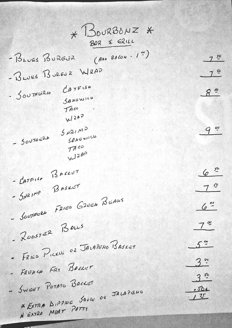 The Bad Apple Saloon - Lake Charles, LA menu_pic