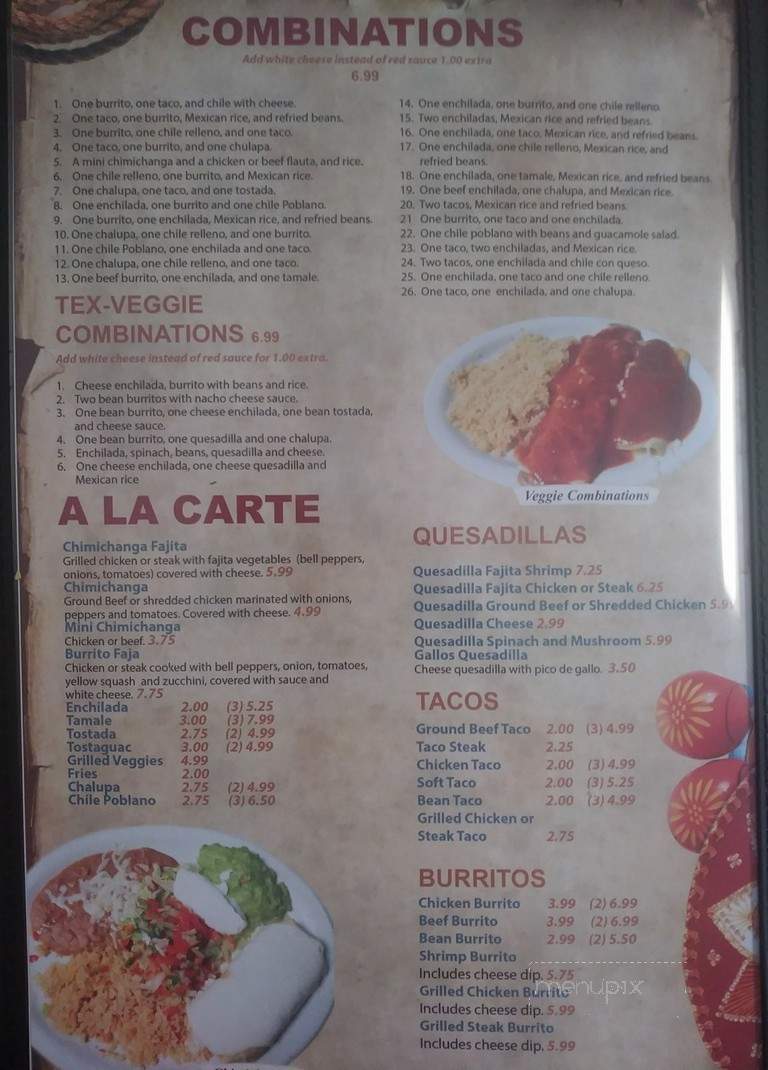 Los Charros - Rock Spring, GA menu_pic