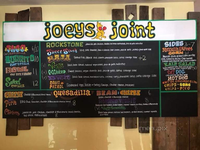 Joeys Joint - Eastham, MA menu_pic